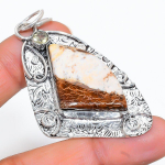 Natural Wild Horse Gemstone Handmade 925 Sterling Silver Pendant 2.56 o9c87