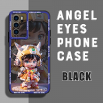 Telefonikott Pehmest Kummist TPU Mobiiltelefoni &Uuml;mbris T&auml;ielik Katvus Kaamera Kaitse Disain P&otilde;rutuskindel Kate OPPO Realme jaoks OPPO A15 must