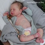 Pehmest silikoonist kogu kehaga vin&uuml;&uuml;list Reborn Girl Dolls 49 CM Magava Loulou 3D maalitud nahaga Beebi nukk juurtega juustega Lapse s&uuml;nnip&auml;evakingitus Boneca Reborn full silicone boy