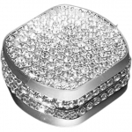 &Uuml;hildub Volvo XC60 S60 S90 XC90 s&auml;ravate tarvikutega S&uuml;&uuml;tek&auml;ivitusnupp Crystal Applique kaitse&uuml;mbris(H&otilde;bedane) h&otilde;be