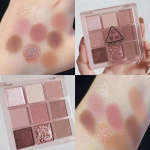 Nine-color waterproof eyeshadow Tray Glitter Pearl naturally brightening Sleeper Silkworm Contouring Eyeshadow palette lasting setting makeup women