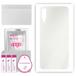 apgo MATTE Protective Skin Sticker for the back compatible with Samsung Galaxy A30s, Wrap Film, Hydrogel Film, Flexible, Soft TPU with positioning lay