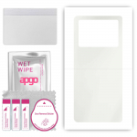 apgo MATTE Protective Skin Sticker for the back compatible with Vivo X Fold, Wrap Film, Hydrogel Film, Flexible, Soft TPU with positioning layer easy