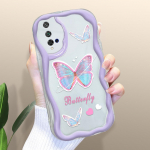 Armas koomiksimustriga kreemjas tekstuuriga korpus Lainelise servaga pehme silikoonkaanega telefoni&uuml;mbris Huawei Honor Infinix Tecno iPhone'i jaoks Honor 20 valge