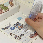 1 tk Creative Highlighter Teip lastele Lihtsus &Uuml;hev&auml;rviline Marker M&auml;rks&otilde;nade Lint L&auml;bipaistev N&auml;htav S&otilde;nade Esilet&otilde;stjate Teip