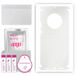 apgo Protective Skin Sticker for the back+sides compatible with Huawei Mate 40 Pro, Full Wrap Film, Foil, Vinyl - Pattern Matte Transparent