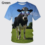 Suvine mood Loom Lehm 3D Printimine L&uuml;hikeste varrukatega Mood Meeste vabaaja Hip-hop Harajuku T-s&auml;rk Unisex Topid 6XL