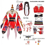Honkai Star Rail Sparkle Cosplay kost&uuml;&uuml;m t&auml;iskomplekt Mask Parukas Rekvisiidid L&auml;ikiv Hanabi Cosplay kost&uuml;&uuml;mivormi kleit s