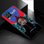 Must &uuml;mbris jaoks Realme 8 C21 5 6 7 Pro C3 XT GT Master Explorer 7i X50 C11 C21Y C20A X7 Cover Demon Slayer Kimetsu no Yaiba Anime Realme 8 5G