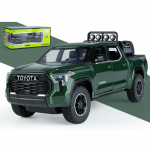1/24 m&auml;nguveokid poistele Toyota Tundra Diecast Metallmudel M&auml;ngukorkauto Tagasit&otilde;mmatav automudel valguse ja heliga m&auml;nguautodega 4&ndash;7-aastastele poistele 1/24-Size:22*9.5*9cm