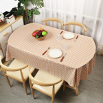 Ovaalne laudlina Veekindel &otilde;likindel PVC lauakate Dekoratiivne s&ouml;&ouml;gilaud Kohvik Pulmakaunistus Kena lauakate 90x150cm 1pcs