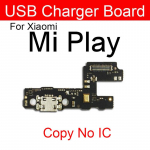 USB laadimisdoki pordi &uuml;hendusplaadi paindkaabel mikrofoniga Xiaomi Mi Poco F1 F2 Pro Poco X3 X2 C3 Mi Play remondiosade jaoks Mi Play Copy