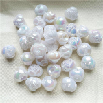 Kodu Peotarbed Pimestav v&auml;rv Valge AB K&auml;ev&otilde;ru Lehed K&otilde;rvar&otilde;ngad Valmistamine 20tk Aksessuaarid Loominguline K&auml;sitsi valmistatud Akr&uuml;&uuml;l Lill DIY Ehted Materjal Style 4