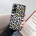 Telefoni&uuml;mbris Redmi 13C 4G 12C A3 A2 A1 Plus Note 13 Pro jaoks Xiaomi 14 13 Poco C65 X6 X3 Pro Fashion Leopard mustriga p&otilde;rutuskindla kaitseraua must kate Xiaomi Poco X3
