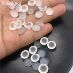 50tk 6mm/10mm k&otilde;rge kvaliteediga populaarsed ehtetarvikud DIY k&auml;sitsi valmistatud materjal v&auml;rviline poolring vaik kassisilm lahtised helmed &otilde;rnad ehted 6mm valge