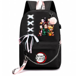 Anime Demon Slayer Seljakott &Otilde;pilase Raamatukott T&uuml;drukule Tagasi Kooli Seljakott Kawaii Seljakott Naiste Reisikott Mochila