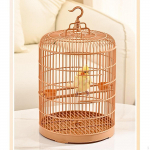 Reisilindude puur Papagoi linnupuur siseruumides koos Food Cup Pet House Dometop alusega