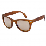 Meestele Naistele Varjutus Sport Square Retro Protection P&auml;ikeseprillid Kingitus Kokkupandav Kaasaskantav Unikaalne pruun