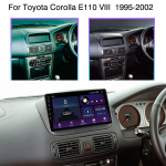 Android-raadio Toyota Carib 1995-1999 / Corolla E110 VIII 1995-2002 parempoolse rattaga stereo Multimeediumipleier Carplay Automaatne GPS-navigatsioon 4-core 1+32CP