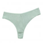 Naiste Stringid Madala v&ouml;&ouml;kohaga &otilde;mblusteta &uuml;hev&auml;rviline niit Hea hingavus Elastne Kiiresti kuivav Sport vabaaja p&uuml;ksid Alusp&uuml;ksid Naiste alusp&uuml;ksid L heleroheline v&auml;rv