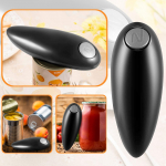 Elektriline konserviavaja &uuml;he nupuvajutusega sileda servaga automaatne elektriline konserviavaja, toiduohutu ja patareidel t&ouml;&ouml;tav k&auml;eshoitav konserviavaja One Size must