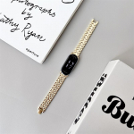 Roostevabast terasest rihmad Xiaomi Mi Band 9 jaoks Tugev roostevabast terasest rihm k&auml;ev&otilde;ru Mi Band 8 jaoks