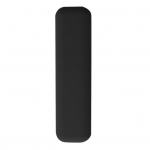 Meigipintsli hoiukott Tolmukindla disainiga veekindel kompaktne silikoonist kosmeetikakoti hoiustamisvahend must