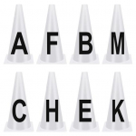 4/8 tk. Virnastatavad ratsutamiskoonuste komplekt t&auml;htedega Lihtsalt seadistatavad dressikoonused ratsutamisharjutusteks 4pcs