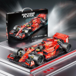 K&otilde;rgtehnoloogiline 1380 tk Formula F1 50 cm superauto mudeli ehitusplokk kingitus lastele t&auml;iskasvanutele Ferrari classic-1380Pcs