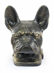 French Bulldog, Frenchie - dog bust, large dog head for the garden, unique living room decoration by Art-Dog brand
