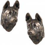 German Shepherd Dog, Alsatian Wolf Dog - Dog statue, hanging bust, unique decoration for dog lover by Art-Dog brand