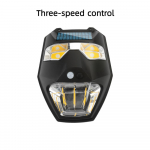 P&auml;ikeseenergia volframh&otilde;&otilde;gniidiga v&auml;lisvalgusti veekindel intelligentne induktsiooniga seinalamp sisehoovi aiavilla valgustus &ouml;&ouml;valgus 3 modes-1pcs