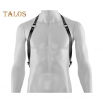 Meeste naiste punkriv&ouml;&ouml; Punk-stiilis reguleeritavad kunstnahast rakmed, pandlaga rihmad, r&otilde;ivatarvikud punane