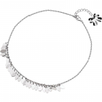 100 % 925 sterlingh&otilde;bedast ehted, ovaalsed lehed Tutt S925 jalav&otilde;ru, naiste s&uuml;nnip&auml;ev, h&otilde;bedane 925 ehe Da236 22.5cm kuld