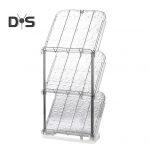 Kaldus kitsas jalatsiriiul, 5 tasandit, tugev konstruktsioon Lihtne kokkupandav jalatsihoidja vertikaalne jalatsiriiul Dual Layer puhas