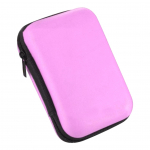 1 tk salvestuskarbikott Mini t&otilde;mblukuga ruudukujuline EVA &uuml;mbris peakomplekt USB-kaabli korraldaja kaasaskantavate k&otilde;rvaklappide kott must