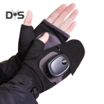 1 paar talvised elektrilised soojendusega kindad LCD-ekraan 3 temperatuuri reguleeritav USB taaslaetav termiline k&uuml;lm ilm meeste naiste jalgrattas&otilde;idu elektrilised s&otilde;rmedeta kindad roosa