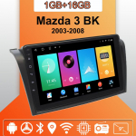 Android Carplay Auto Raadio Mazda 3 BK 2003-2008 jaoks Multimeediam&auml;ngija Peaseade Stereo GPS Navigatsioon BT WIFI 2+32GB 1+16GB