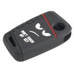 VW Passat B8 Jetta Skoda Superb Kodiaq 2019 2020 2021 2022 silikoonist kaugjuhtimispuldi auto v&otilde;tmehoidja v&otilde;tmehoidja r&otilde;nga korpuse kaanehoidja jaoks must