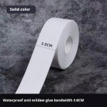 Valamu tihendus trimmiga WC veekindel sein k&ouml;&ouml;git&ouml;&ouml;riist vann vanni nurga hermeetik Valge PVC liini kleebis tihendusriba teibi tarvikud 1.5M*3.8CM