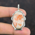 P&auml;ikesekivi Gemstone Ripats Unikaalne Ripats 925 Sterling H&otilde;bedast Ripats P&auml;ikesekivi Ehted K&auml;sit&ouml;&ouml; Ripats Viimase Disainiga Ripats Kihluse Kingitus