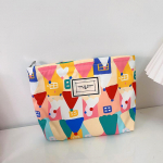 Suure mahutavusega vintage lilleline meigikott, kosmeetika hoiukott Naiste t&uuml;drukute reisikorraldaja tualett-tarvete kott Kosmeetikapesukott 26*18*5.5cm