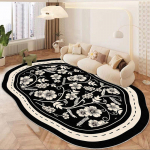 Luksuslikud ebakorrap&auml;rased vaibad Elutoa sisustus Kodu Diivanilaud Libisemisvastased Suured Vaibad Magamistoa Pestav pehme p&otilde;randamatt 120 * 160CM