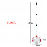 P&auml;hklikorjaja puuviljakoguja Aed Veerev p&auml;hklikombain Puuviljakorjamispea Metallist puuviljakorjamise t&ouml;&ouml;riist Teleskoopvarras Ball 32x19cm