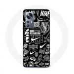 Coque Maniacase pour Xiaomi 12 5G Nike air logo Graffiti Noir et blanc