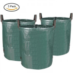 Sac de Jardin en PE Solide - Autoportante et Pliable - Reutilisable - NETBOAT - Vert