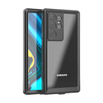 IP68 Shellbox Veekindel &Uuml;mbris Samsung Galaxy S24 S23 S22 Ultra Plus A55 A35 A15 A54 A34 jaoks Alumiiniumist Ujumis telefoni Luksuslik Kate For Galaxy S23Ultra must