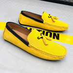 Suurused 38-48 Kollased Nahast Meeste Vabaajajalatsid Pehme Mugavus Suede Loafers Meeste Mood Slip-on Meeste Tasased Kingad mocasines hombre 38 black