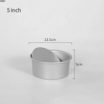 Kasulik S&uuml;nnip&auml;evatordi Vorm Kujuline Alumiiniumsulam Anodeeritud Eemaldatava P&otilde;hjaga Koogivorm K&uuml;psetusplaat Vorm K&uuml;psetustarbed 4/5/6/7/8/9/10 Tolli