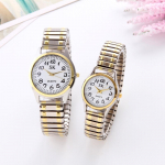 Elastne roostevabast terasest k&auml;ekell Quartz Lovers Analoogkellade kaunistused 2PC